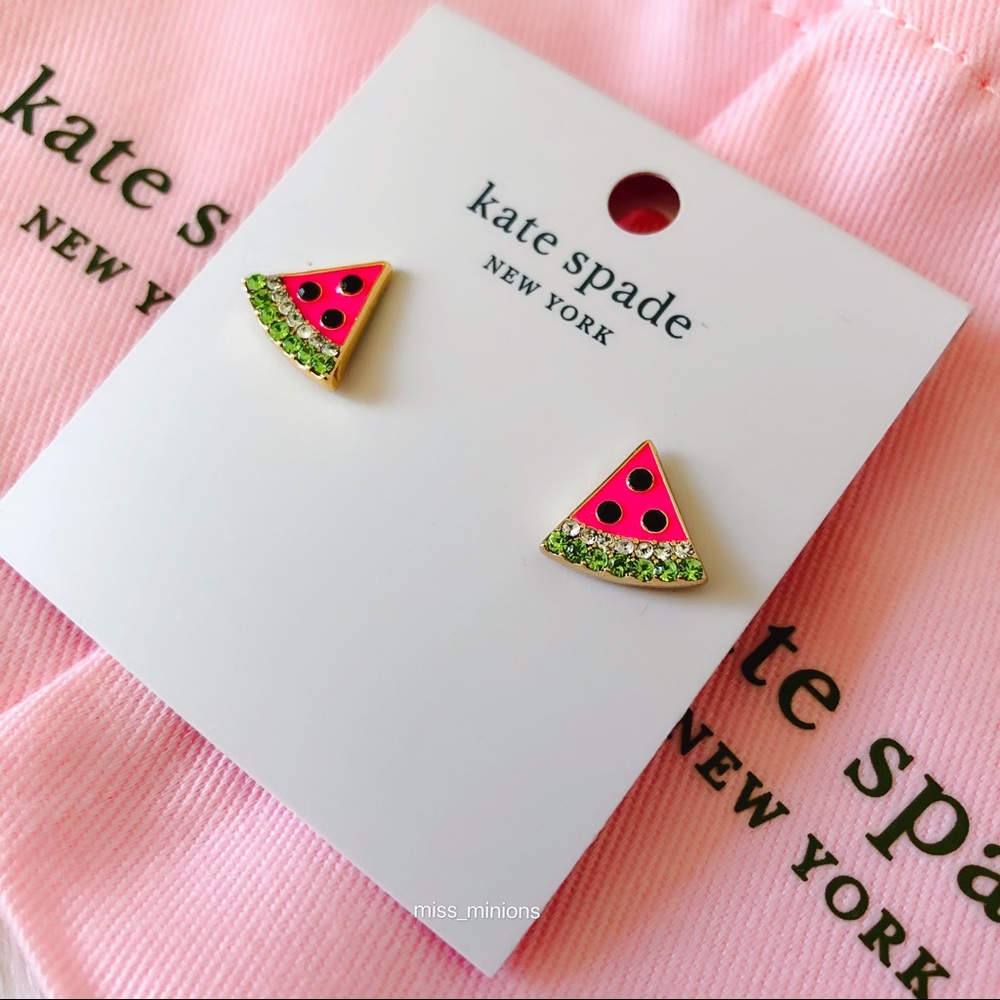Kate Spade Watermelon Stud Earrings - Picture 2 of 4